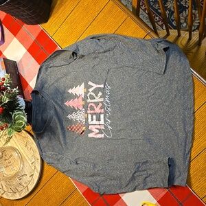 Merry Christmas, Ladies NIB Long Sleeve T-shirt